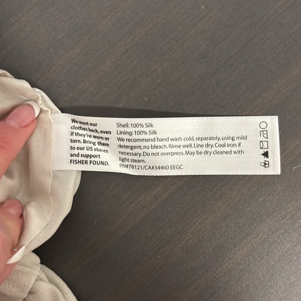 π€New! Eileen Fisher Bone Straight Cropped Pants - Picture 7 of 7